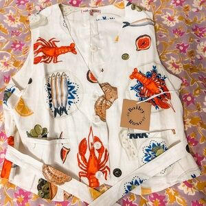 Bailey Rose Seafood Print Vest